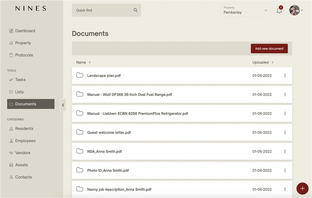Organize all your documents in one easily accessible, searchable, secure place