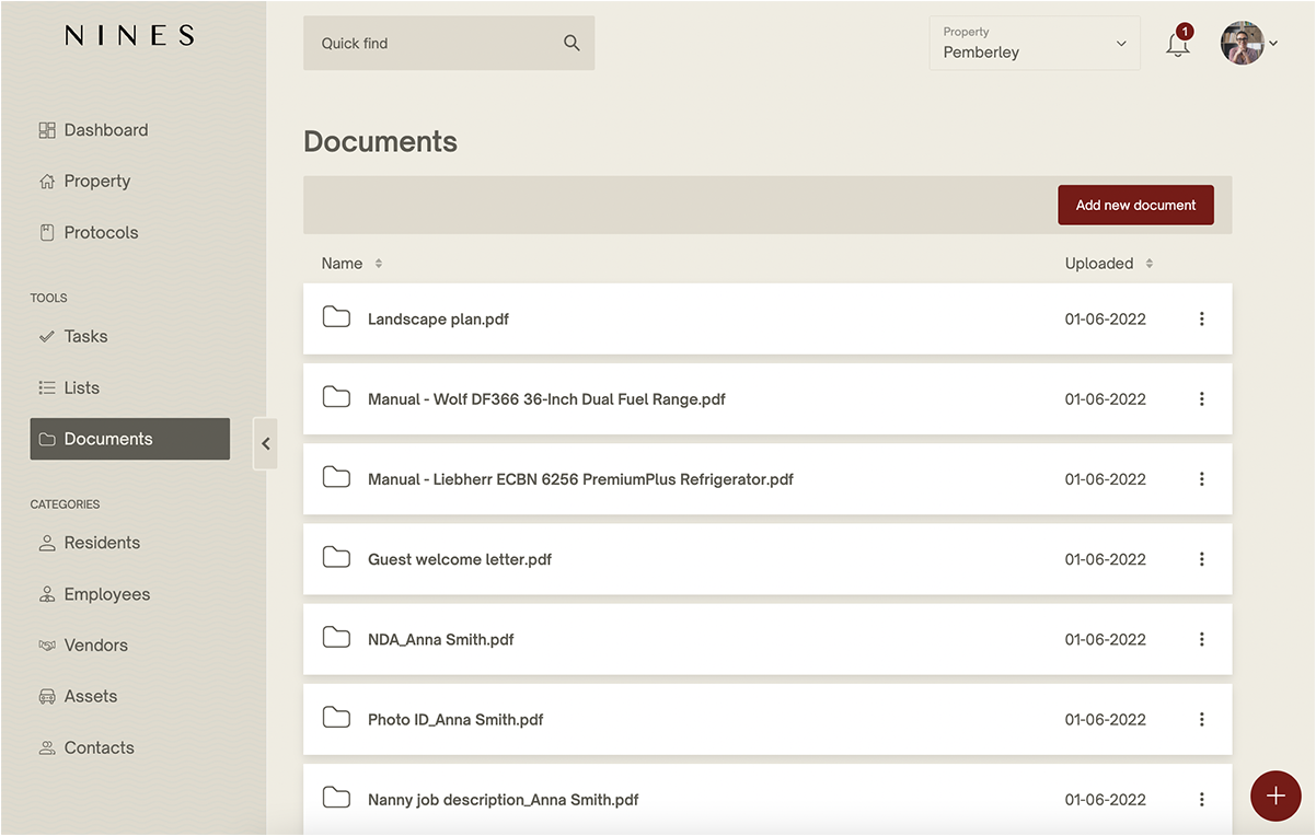 Organize your home’s most important documents with Nines Nines